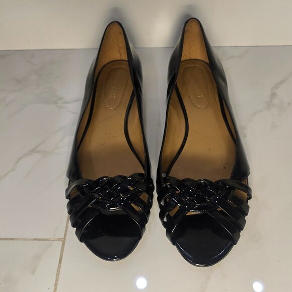 NINE WEST Patent Leather Sandals - Picture 1 of 5